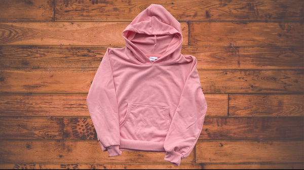 Pink Sublimation 100% Polyester Sweatshirt Cotton Feel Sublimation Rose  Pink Ombre Hoodie Ready to Ship Send Faux Bleach RTS Team Color NEW 